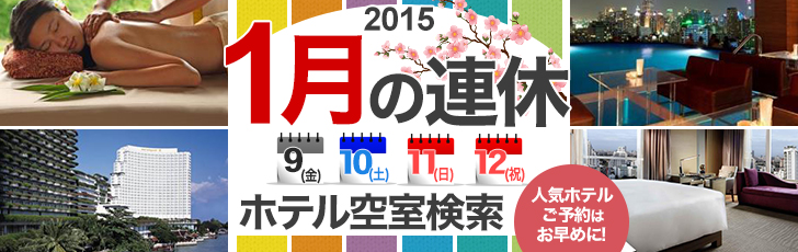 2015年1月の連休に泊まれるシンガポールのホテル検索