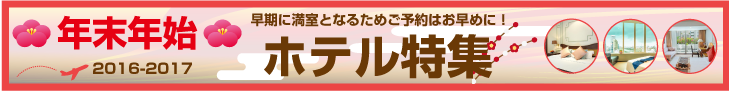 年末年始人気ホテル空室検索